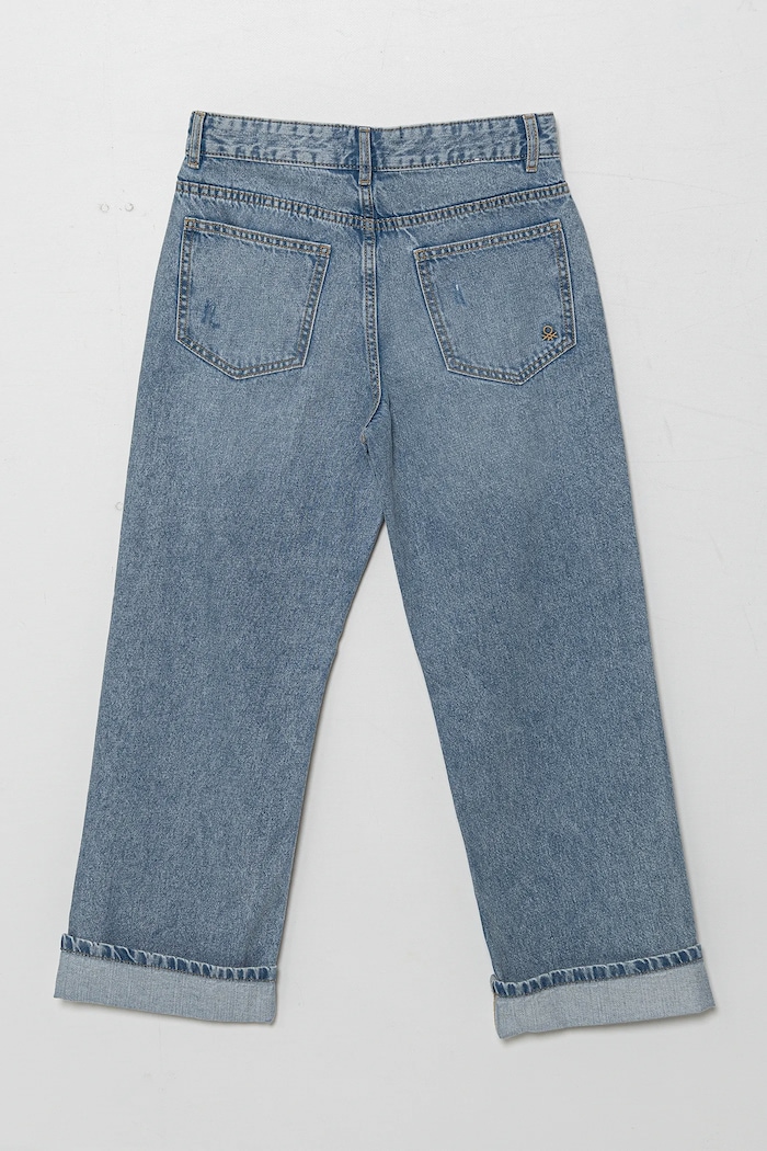 Dětské rifle United Colors of Benetton 4DW2CE03Z.G.Seasonal modrá SS25