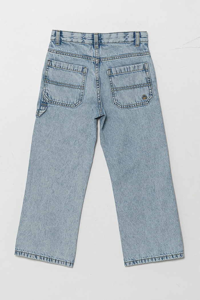 Παιδικά τζιν United Colors of Benetton 4VJECF044.G.Seasonal σκούρο μπλε SS25