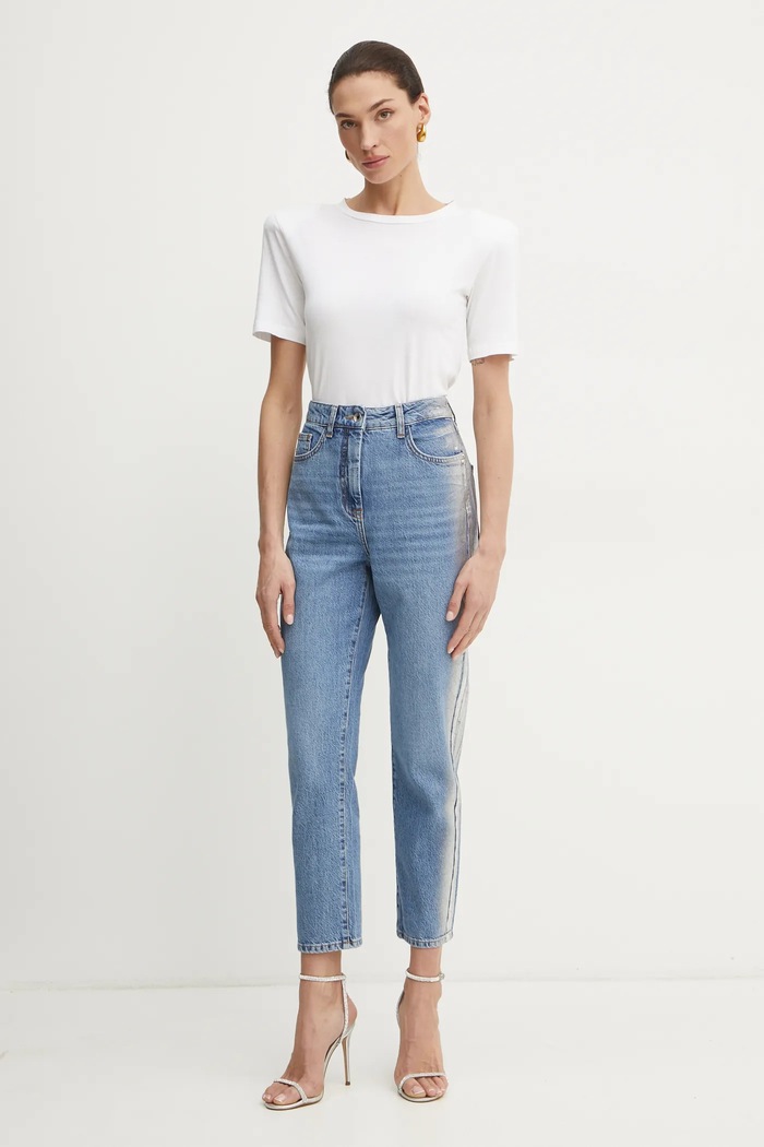 Patrizia Pepe Jeansi 8P0694.D095 albastru SS25