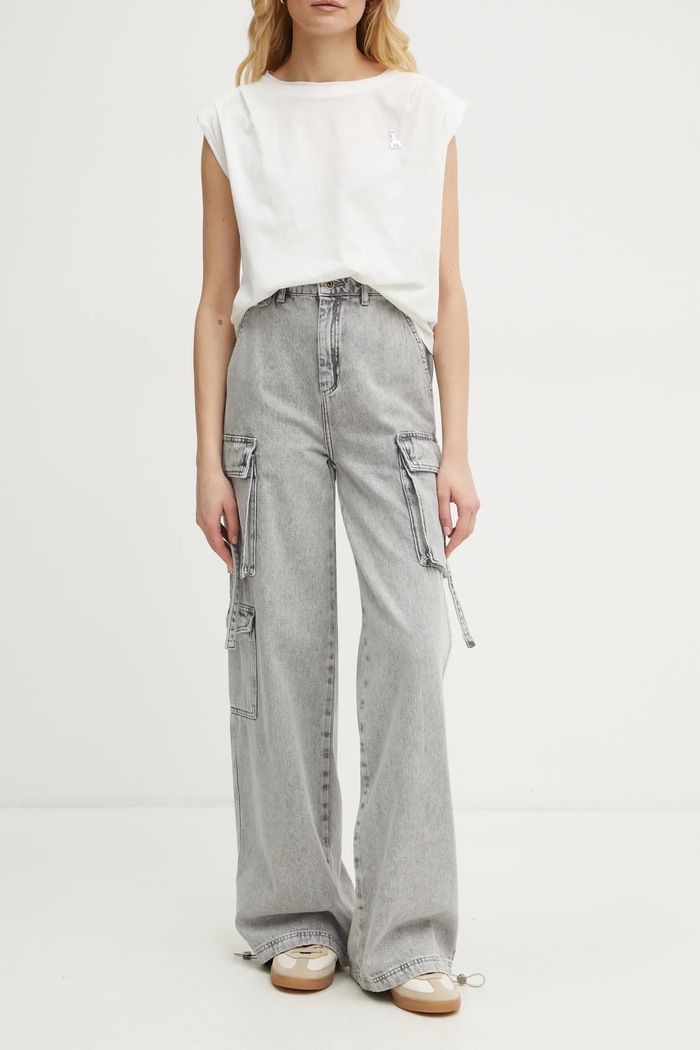 Patrizia Pepe jeansi gri 8P0704.D096