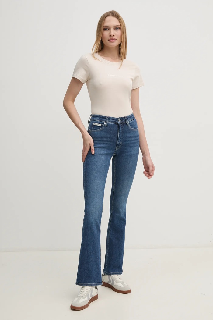 Rifle Calvin Klein Jeans J20J224483 tmavomodrá SS25