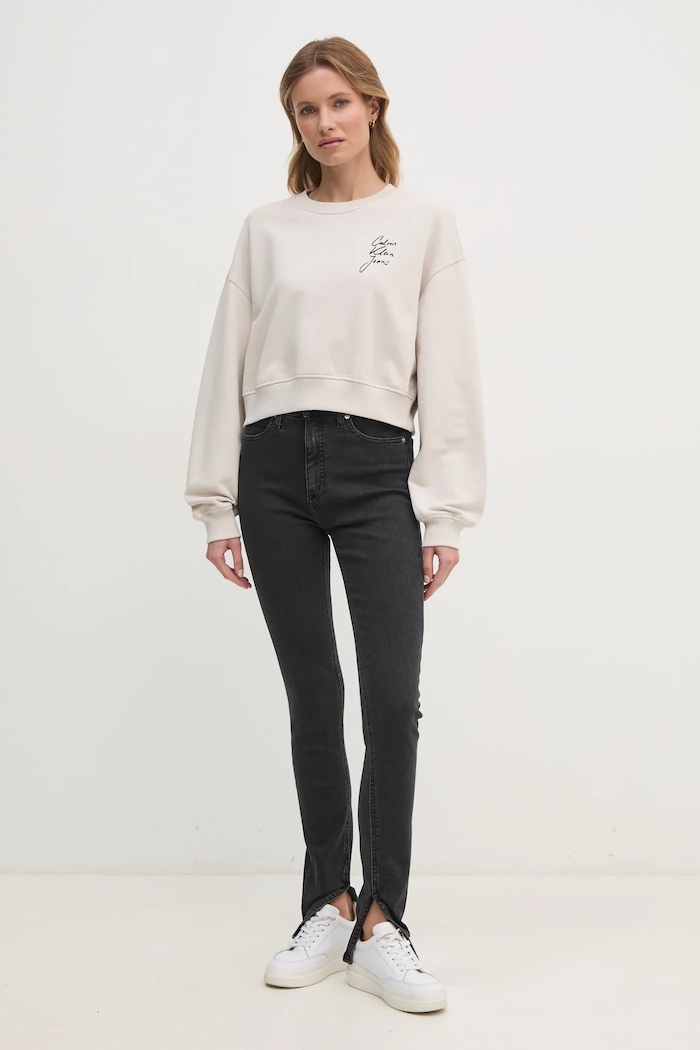 Džíny Calvin Klein Jeans J20J224485 černá SS25