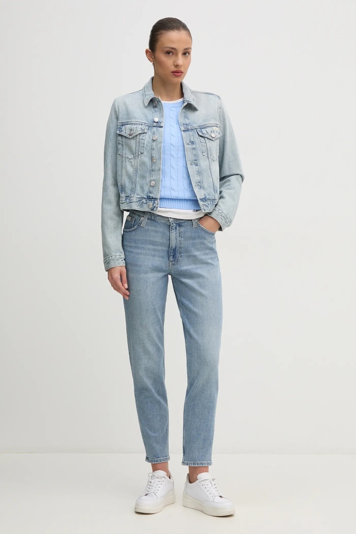 Rifle Calvin Klein Jeans J20J224515 modrá SS25