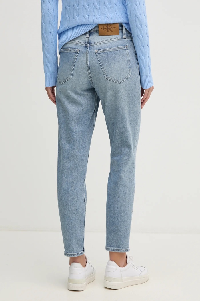 Oblečenie Rifle Calvin Klein Jeans J20J224515 modrá