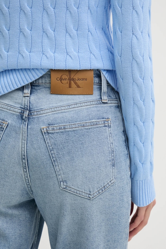 Rifle Calvin Klein Jeans J20J224515 modrá