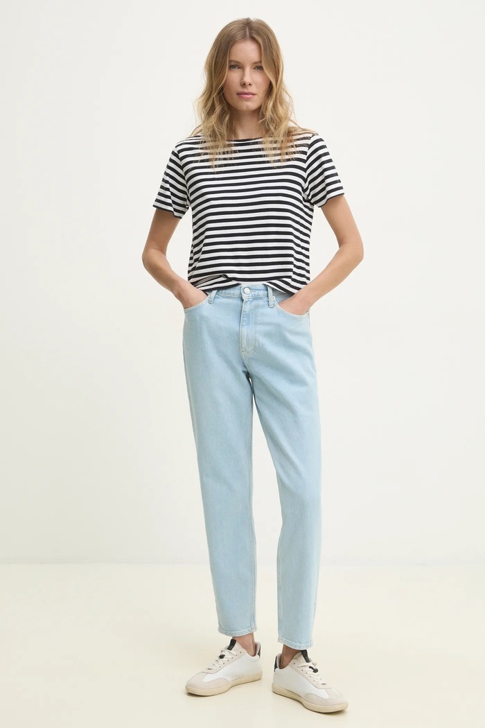 Džíny Calvin Klein Jeans Planet friendly modrá J20J224516