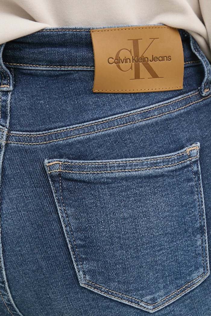 Rifle Calvin Klein Jeans modrá J20J224994