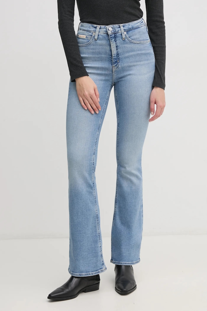 Džíny Calvin Klein Jeans Planet friendly modrá J20J224995