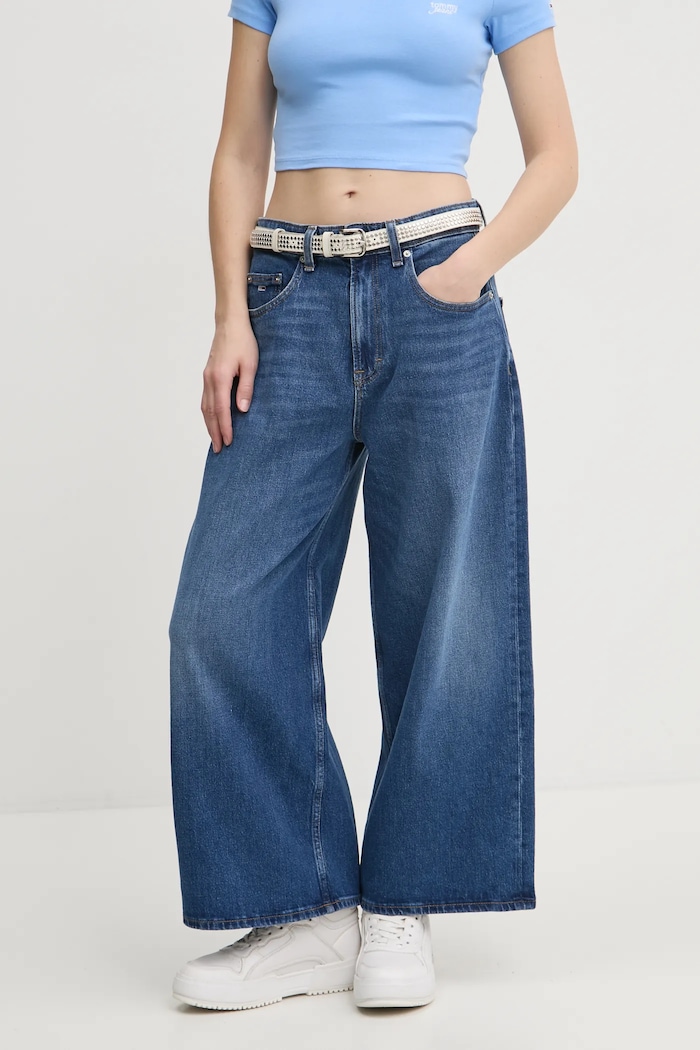 Tommy Jeans jeansy Planet friendly niebieski DW0DW19548