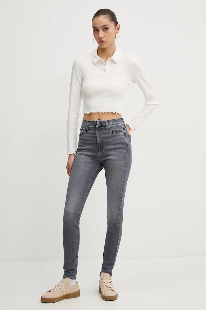 Tommy Jeans jeansy DW0DW19590 szary SS25