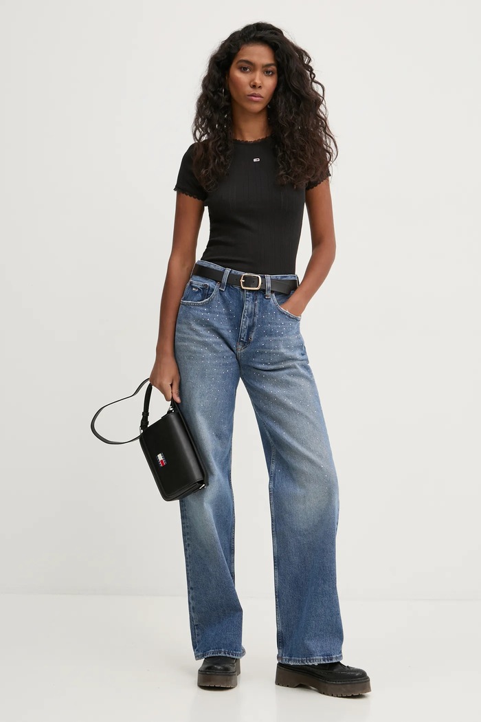Tommy Jeans jeansy DW0DW20176 niebieski SS25