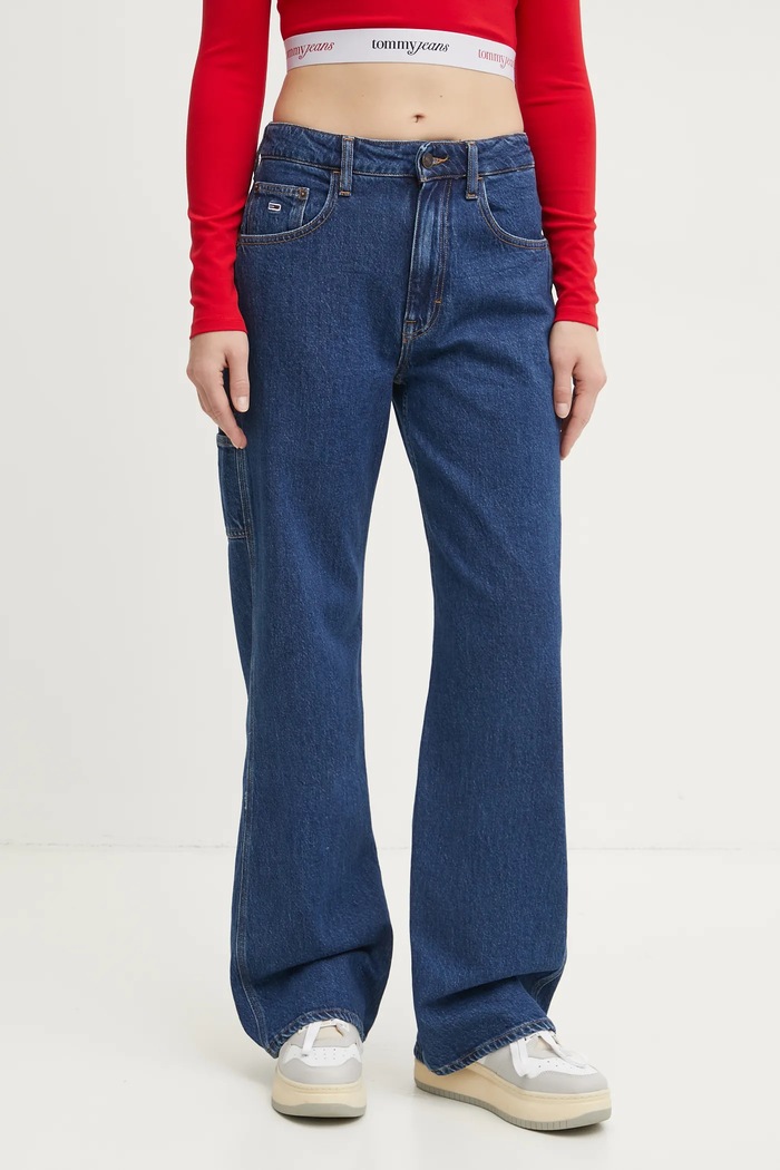 Τζιν παντελόνι Tommy Jeans Planet friendly σκούρο μπλε DW0DW20460