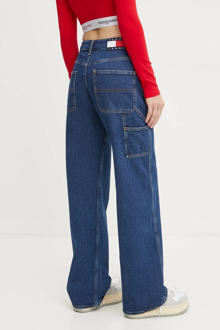 Ρούχα Τζιν παντελόνι Tommy Jeans DW0DW20460 σκούρο μπλε
