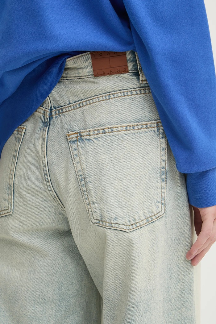 Τζιν παντελόνι Tommy Jeans τιρκουάζ DW0DW21254