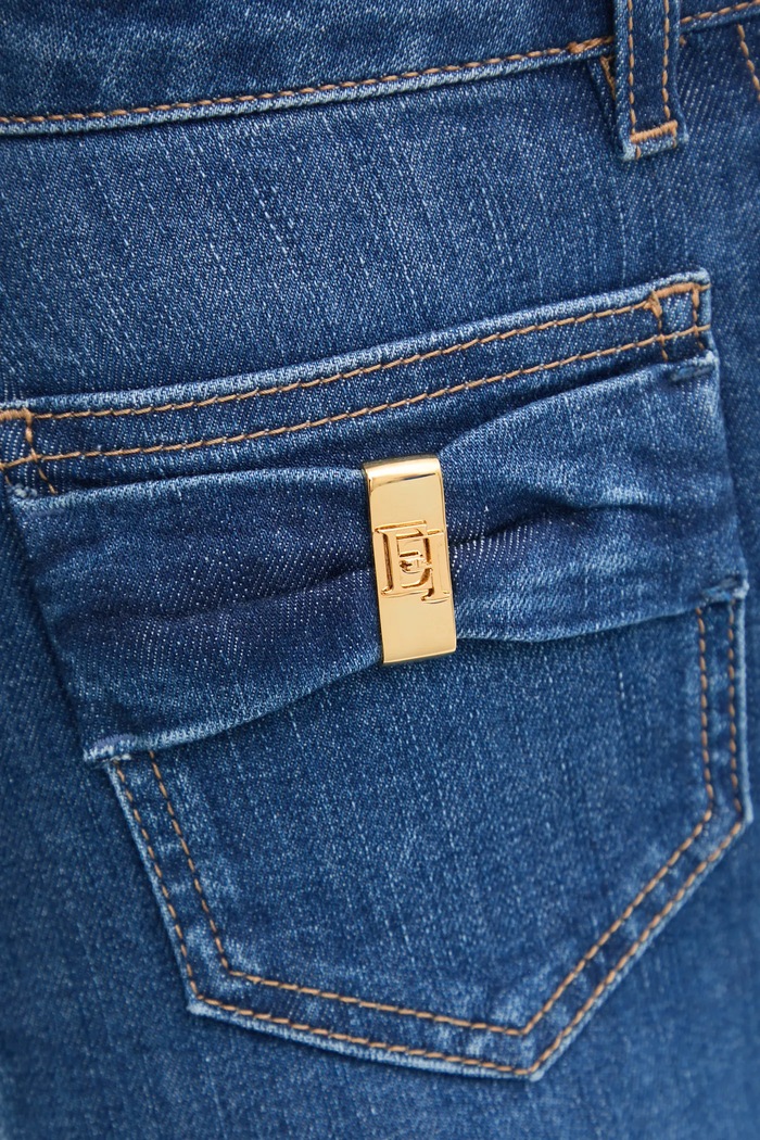 Elisabetta Franchi jeansy niebieski PJ88N51E2