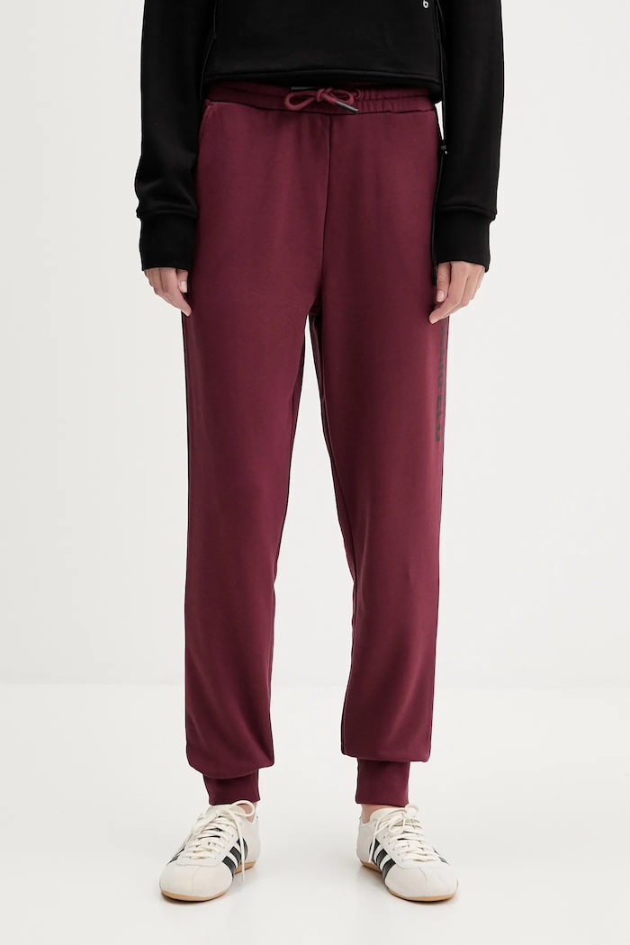 Tepláky Karl Lagerfeld Jeans burgundské A1W10058