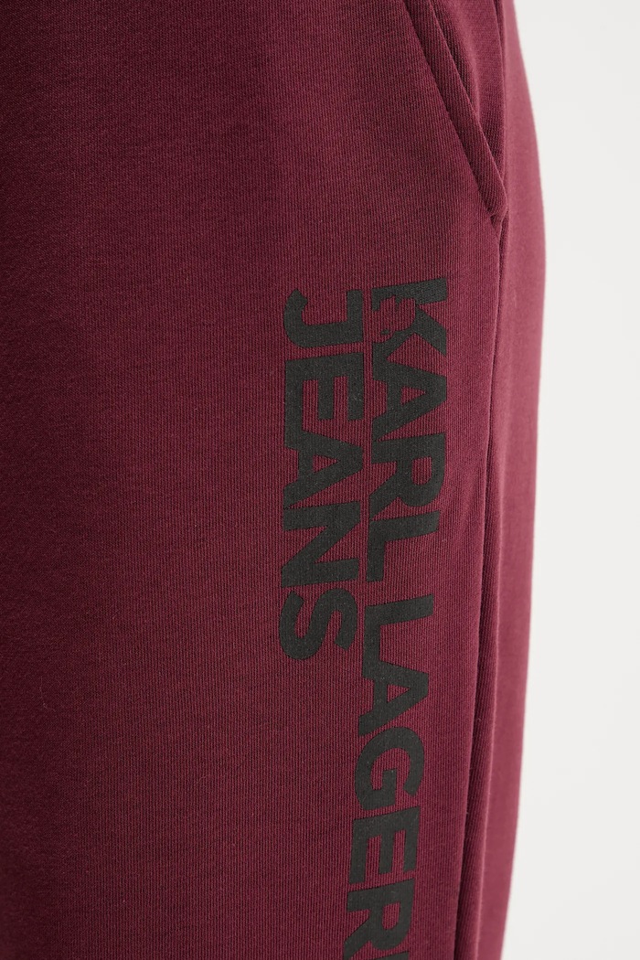 Tepláky Karl Lagerfeld Jeans burgundské A1W10058