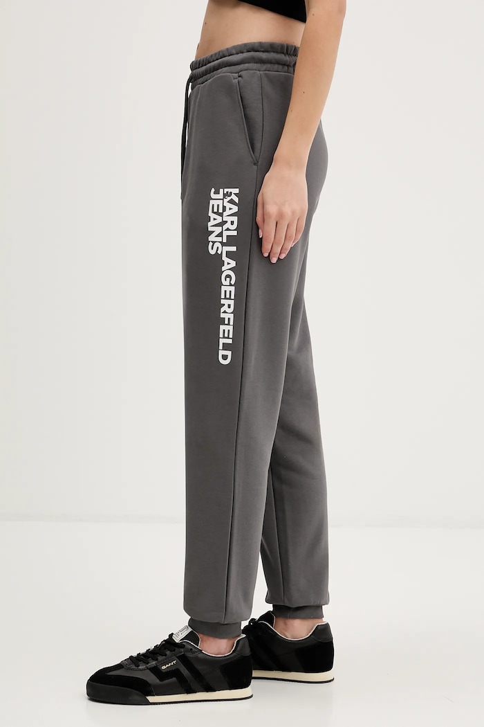 Tepláky Karl Lagerfeld Jeans šedá A1W10058