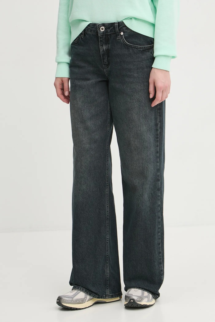Džíny Karl Lagerfeld Jeans Planet friendly šedá A1W10034