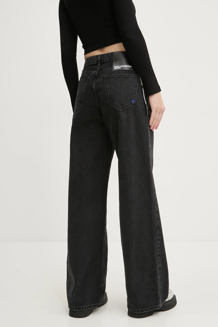 Ρούχα Τζιν παντελόνι Karl Lagerfeld Jeans A1W10033 μαύρο