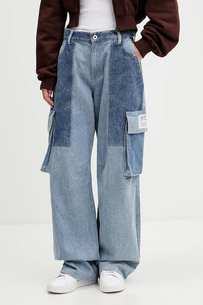 Rifle Karl Lagerfeld Jeans Planet friendly modrá A1W10142