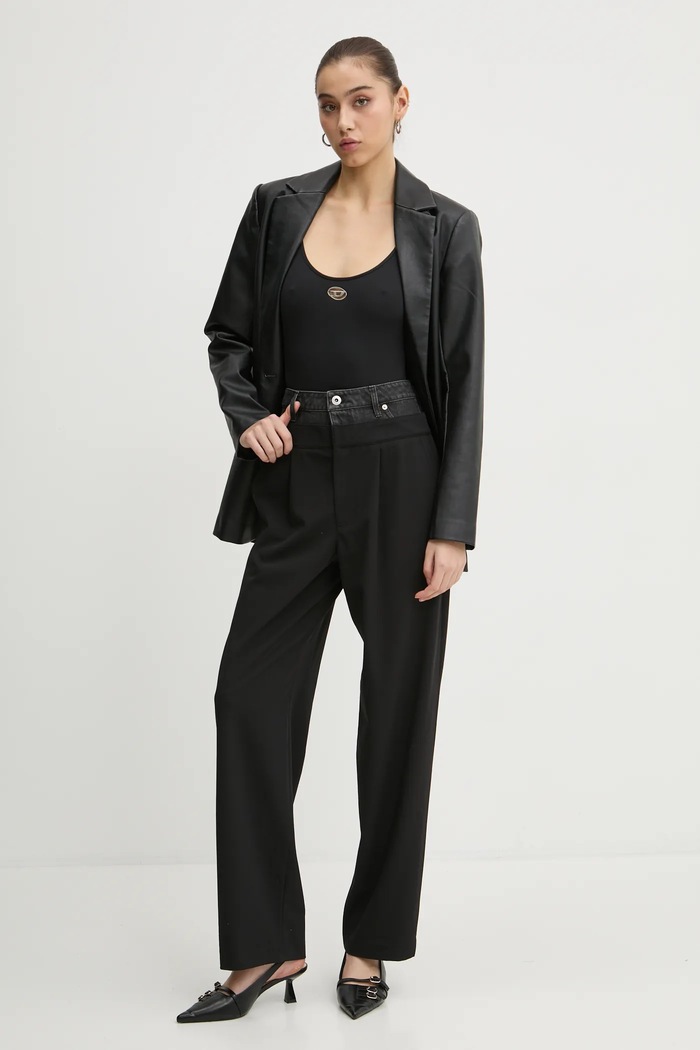 Nohavice Karl Lagerfeld Jeans A1W10061 čierna SS25