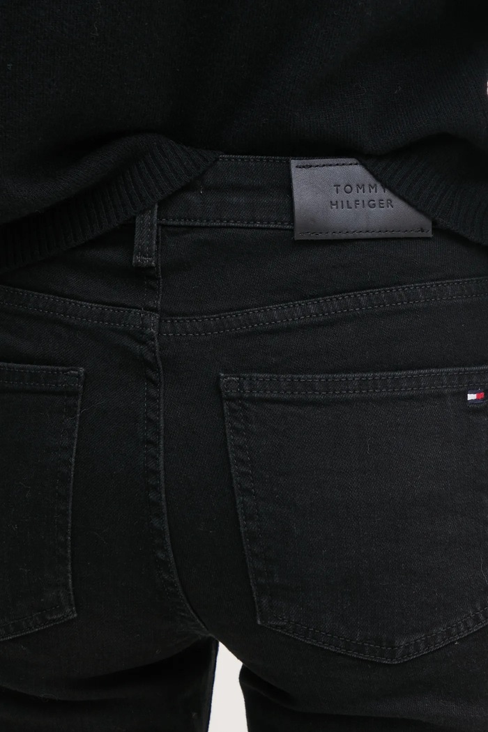 Džíny Tommy Hilfiger černá WW0WW45007