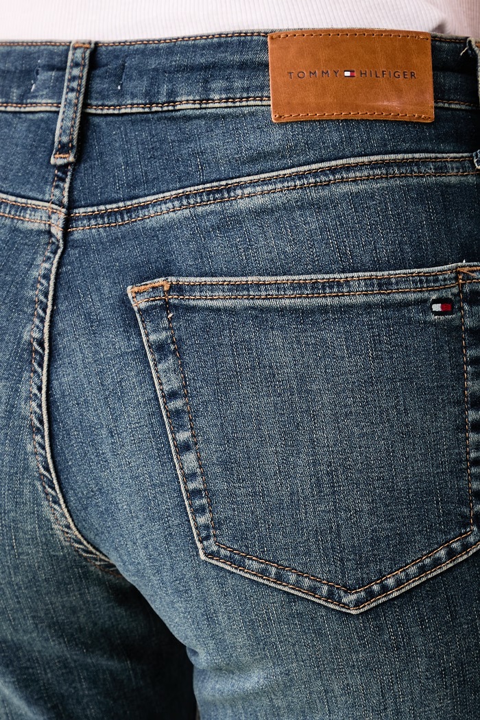 Skinny traperice za žene Tommy Hilfiger WW0WW45010 plava