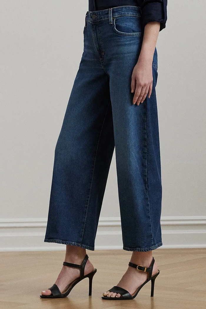 Ρούχα Βαμβακερό τζιν Lauren Ralph Lauren 200973246 μπλε