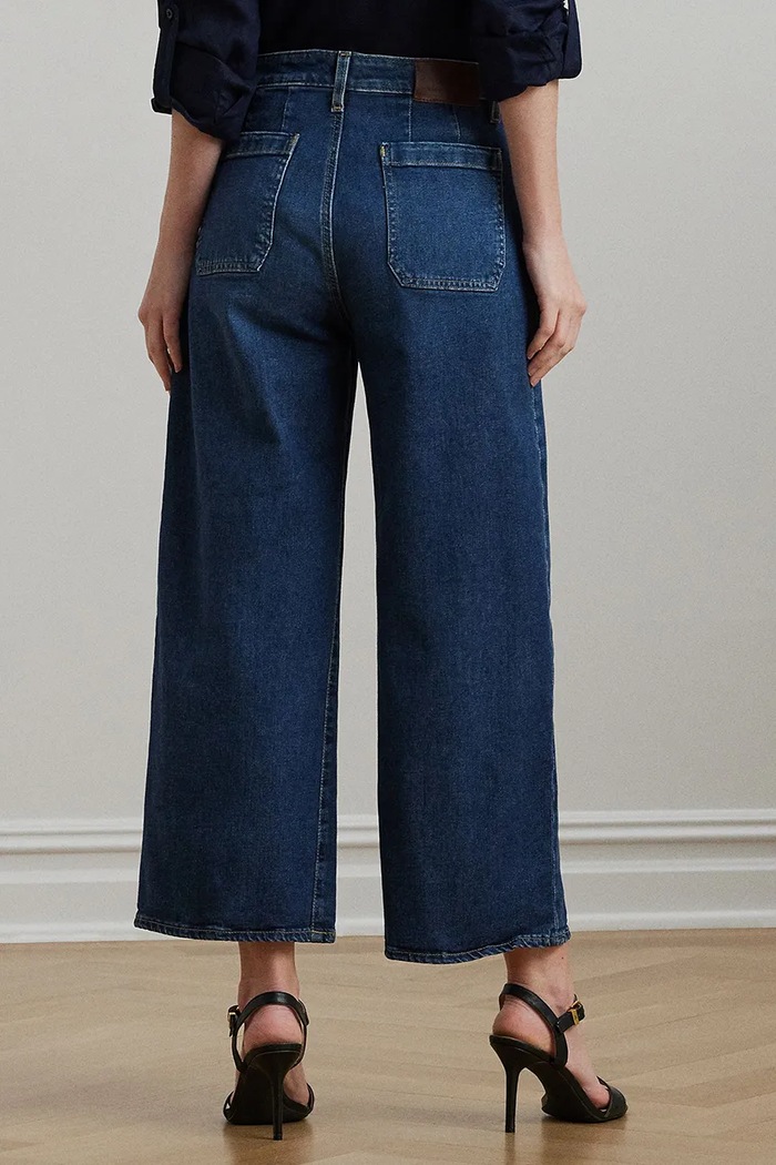Βαμβακερό τζιν Lauren Ralph Lauren μπλε 200973246