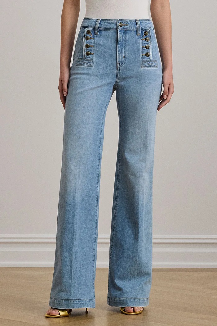 Τζιν παντελόνι Lauren Ralph Lauren 200957687 μπλε SS25