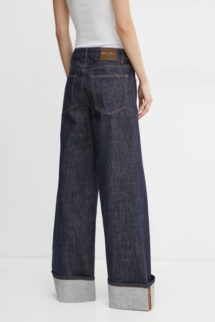 Odzież Miss Sixty jeansy 6L4JJ0820000 granatowy
