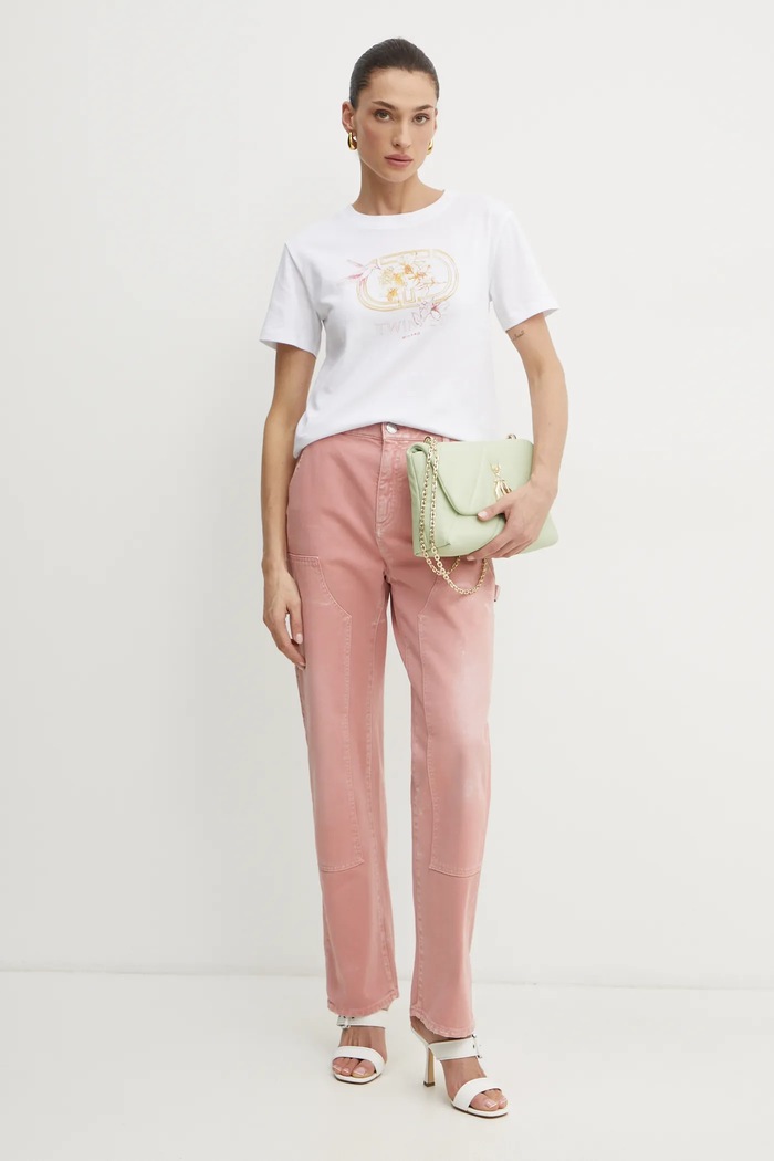 Džíny Pinko 104641.A2HU růžová SS25