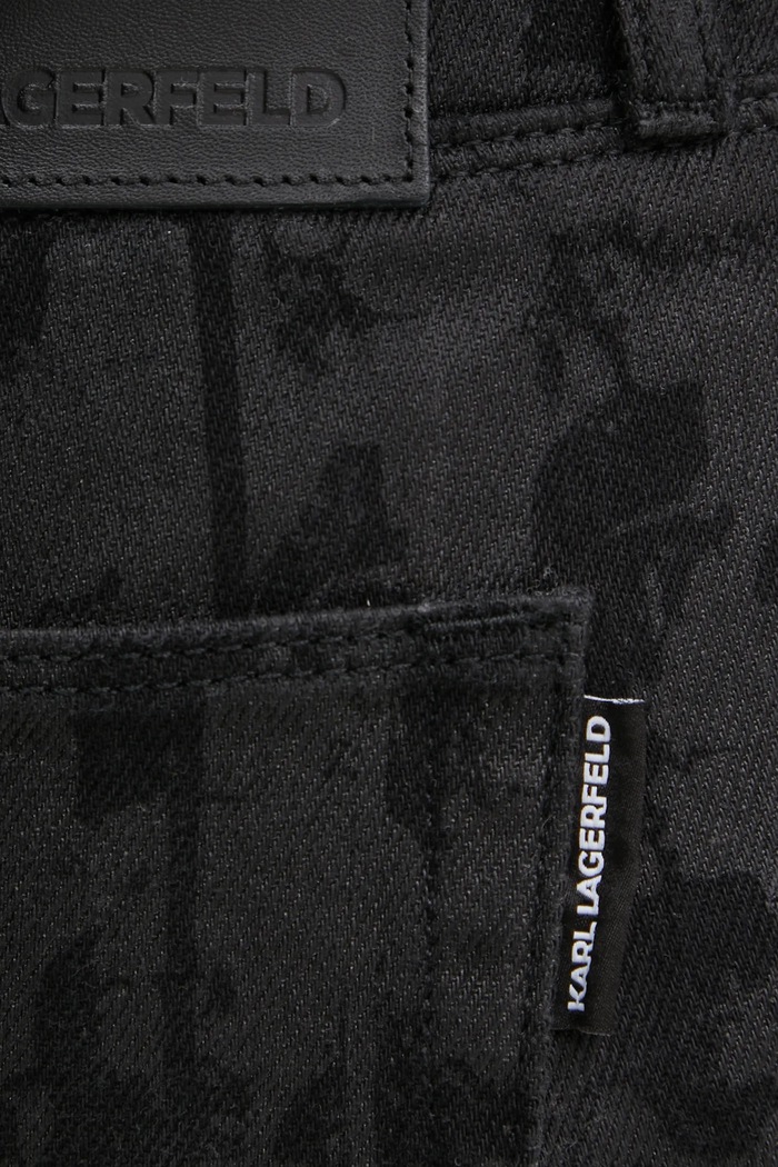 Τζιν παντελόνι Karl Lagerfeld μαύρο A1W10015