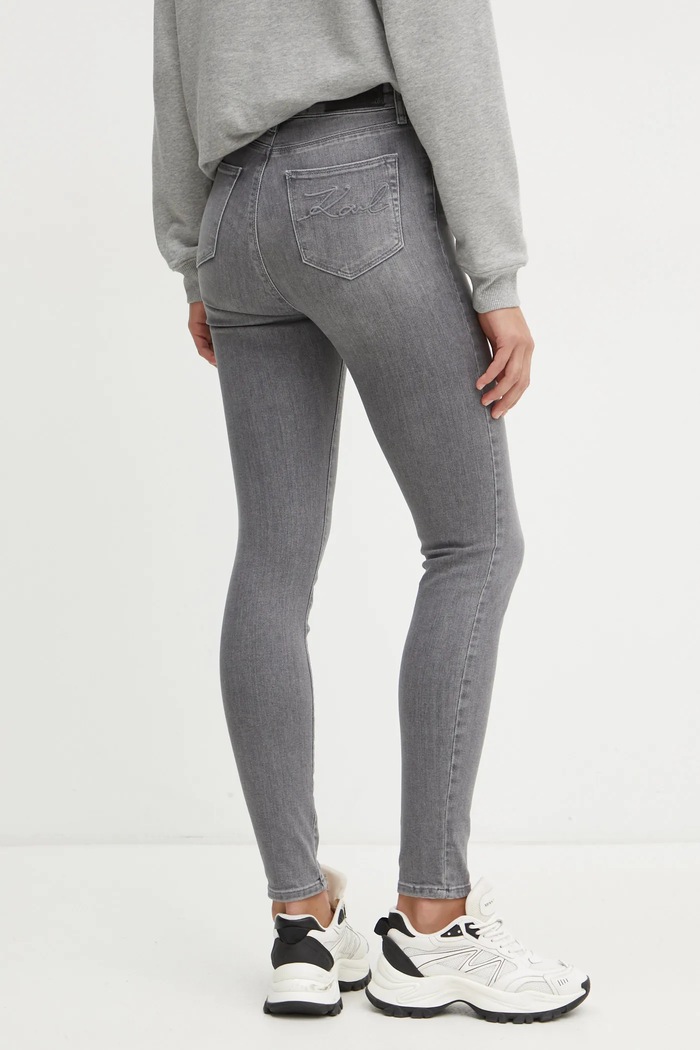 Odzież Karl Lagerfeld jeansy A1W10077 szary