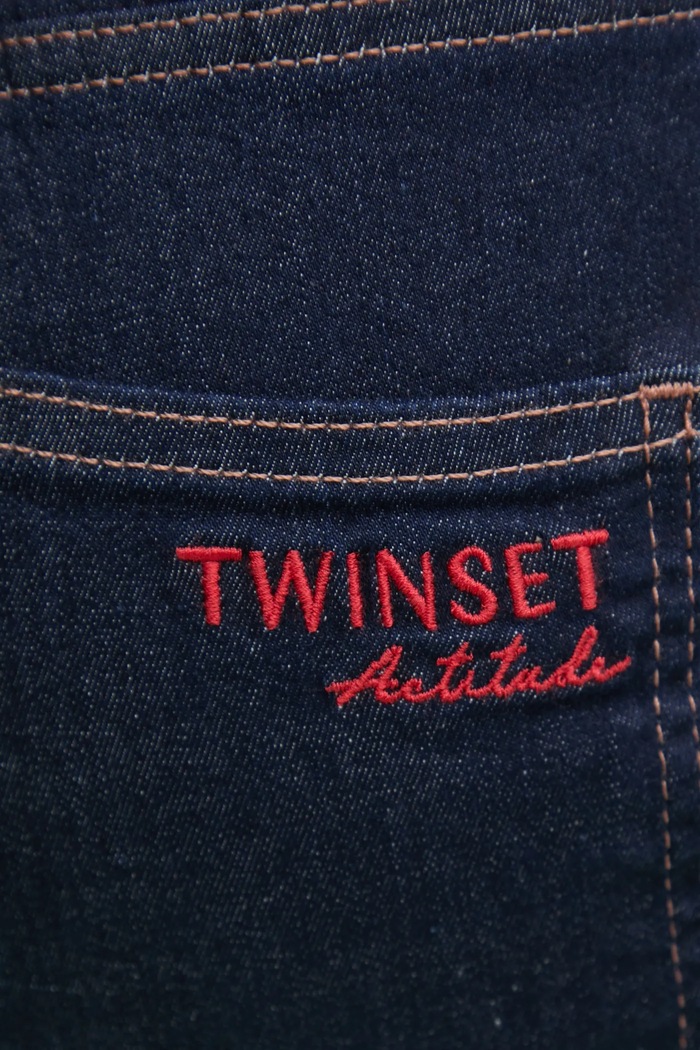Twinset jeansy granatowy 251AP2352