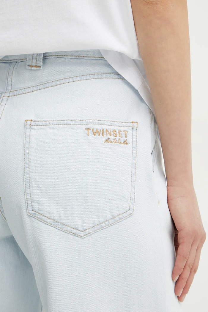 Džíny Twinset modrá 251AP2373
