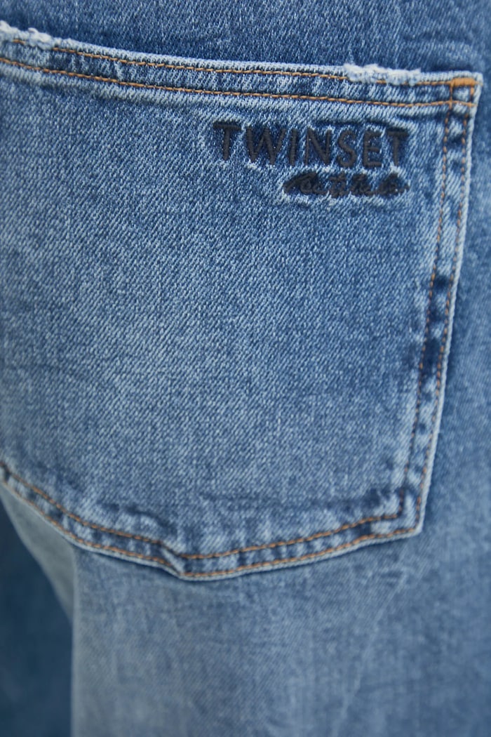 Twinset jeansi albastru 251AP2382