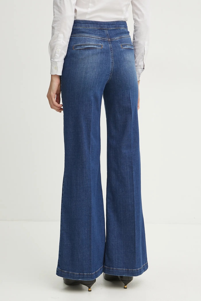 Odzież Twinset jeansy 251TP2574 niebieski
