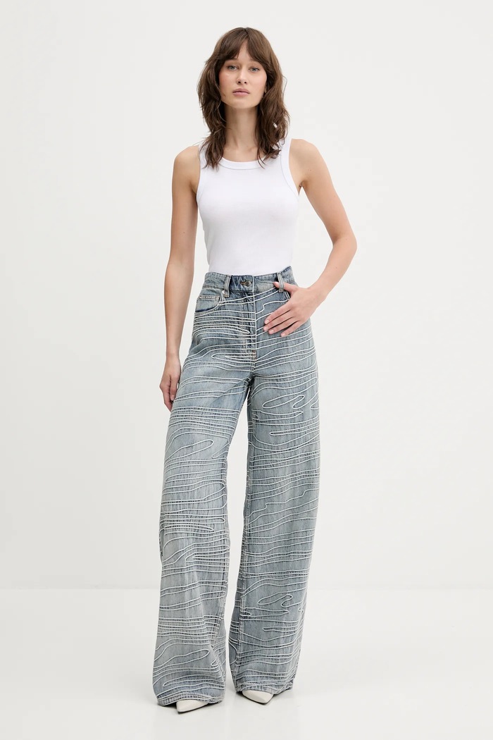IRO jeansy WM23VOLCY niebieski SS25