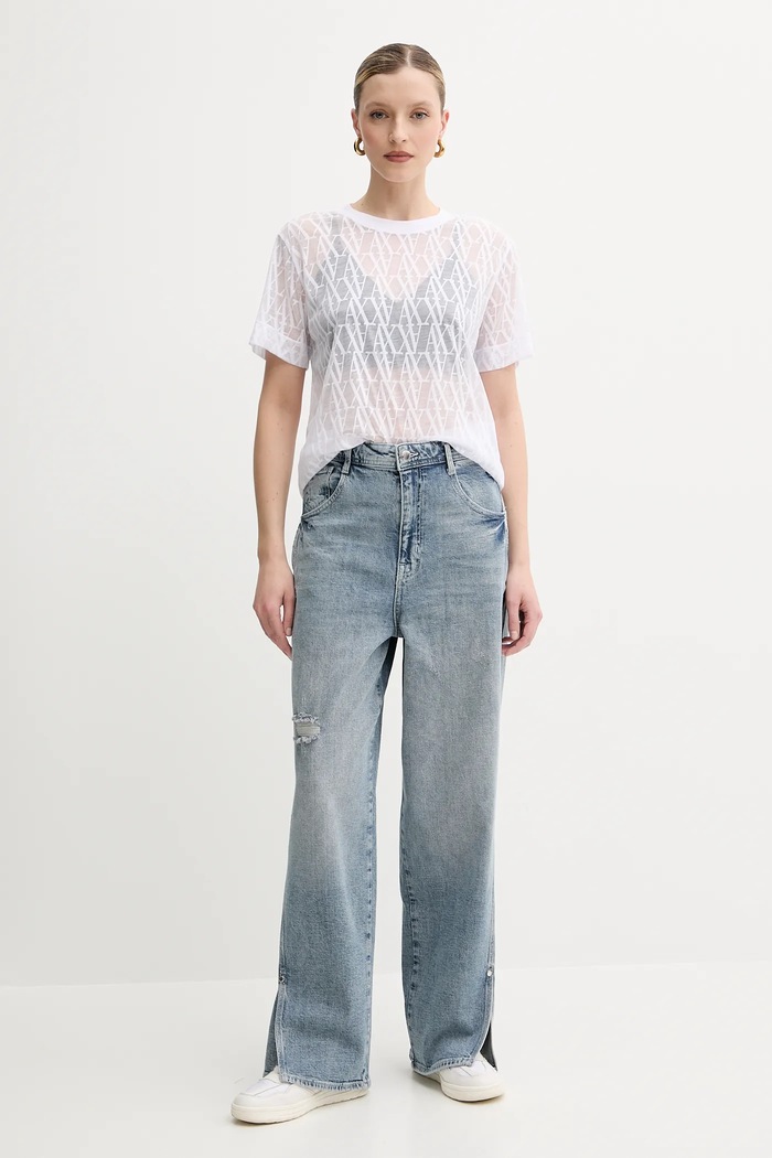 Armani Exchange Jeansy XW000629.AF12090 niebieski SS25