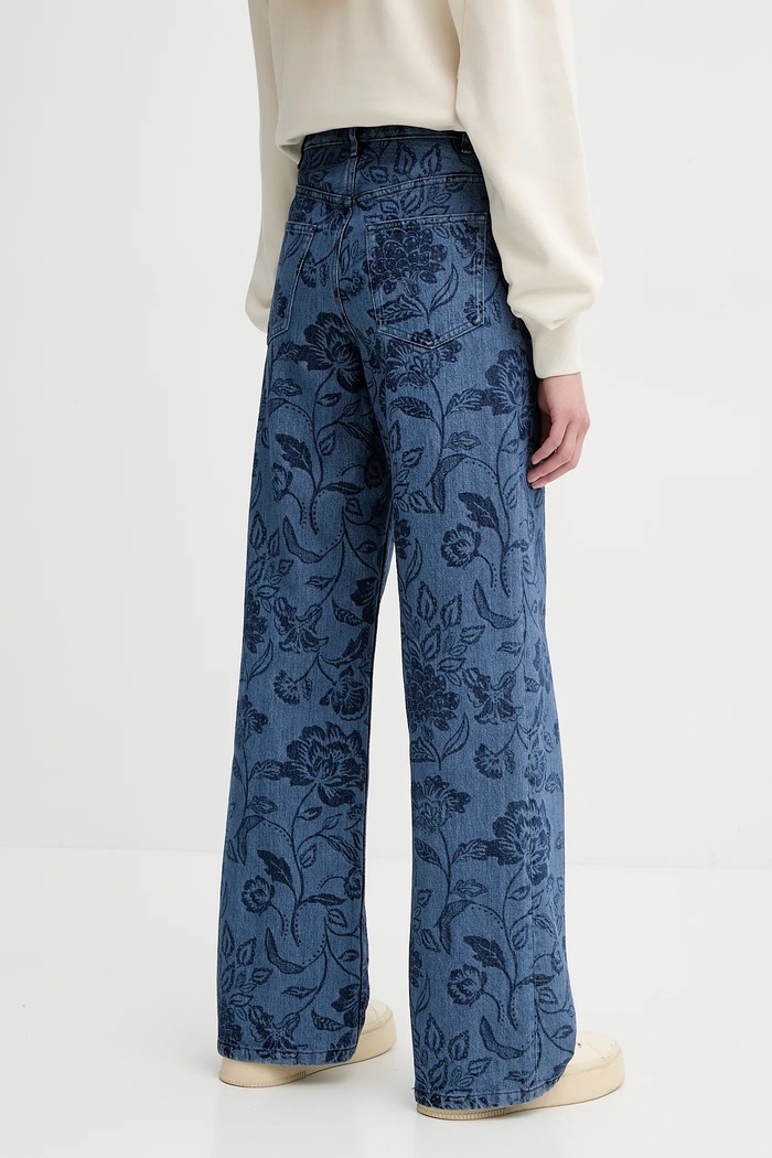 Odjeća Traperice A.P.C. jean elisabeth COHGQ.F09181 mornarsko plava