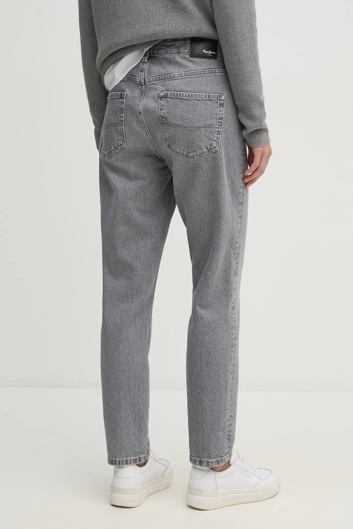 Odzież Pepe Jeans jeansy TAPERED JEANS HW VIOLET PL204591UN0 szary