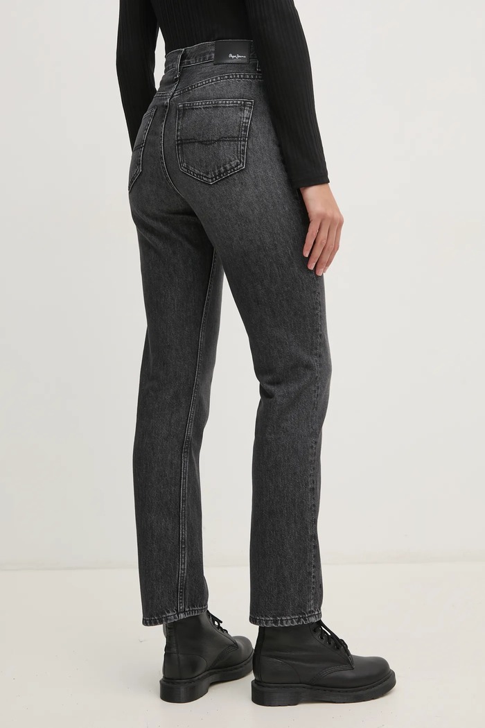 Oblečenie Rifle Pepe Jeans STRAIGHT JEANS UHW CELYN PL204593XM8 sivá