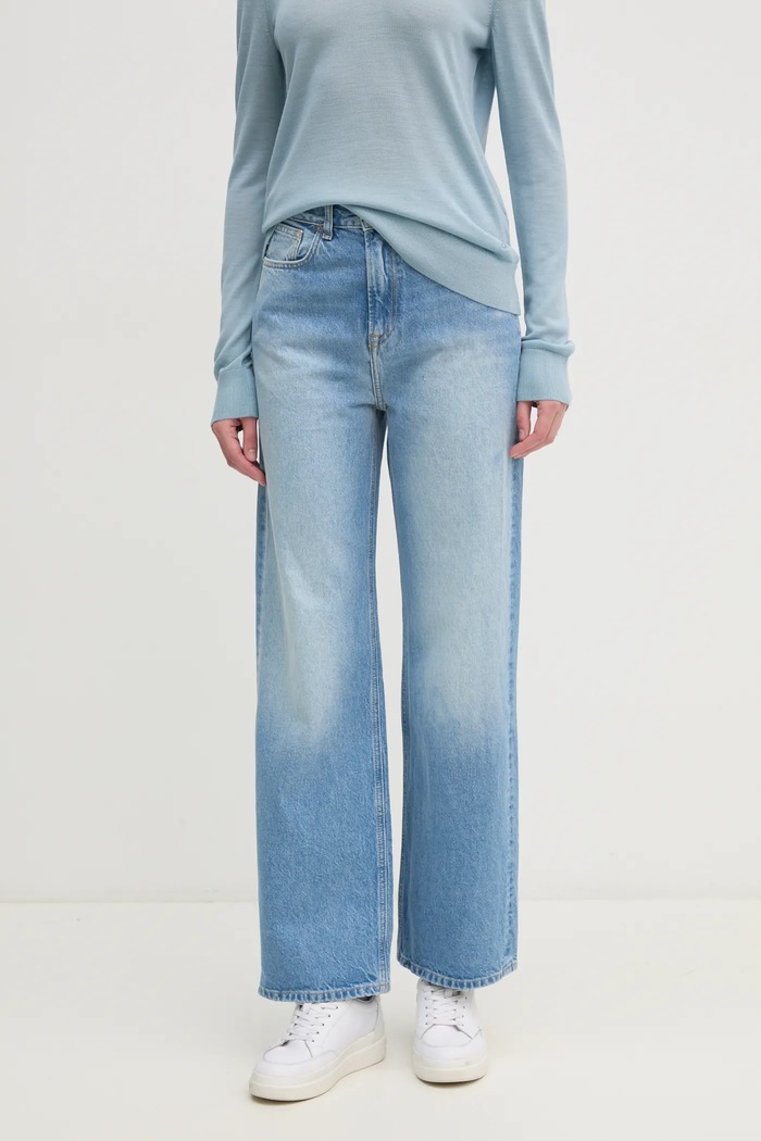Traperice Pepe Jeans STRAIGHT JEANS UHW LEXA visoki plava PL204731MS7