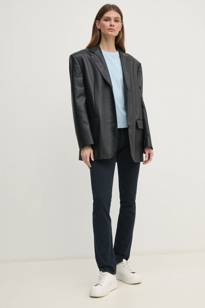 Traperice Pepe Jeans SLIM JEANS MW GEN PL204735ED9 mornarsko plava SS25