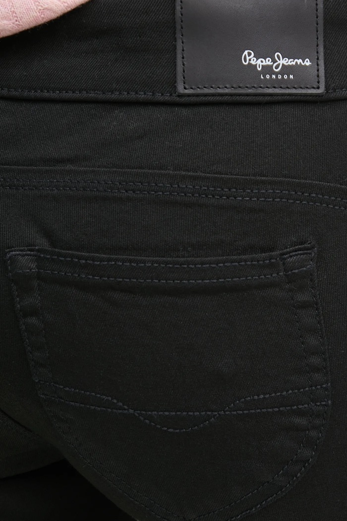 Pepe Jeans jeansy SLIM JEANS LW NEW BROOKE czarny PL204737XM7