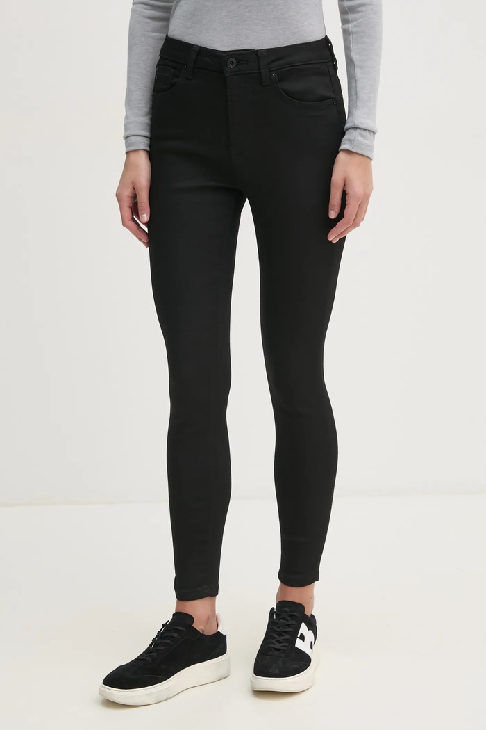 Traperice Pepe Jeans SUPER SKINNY JEANS HW crna PL204738XM7