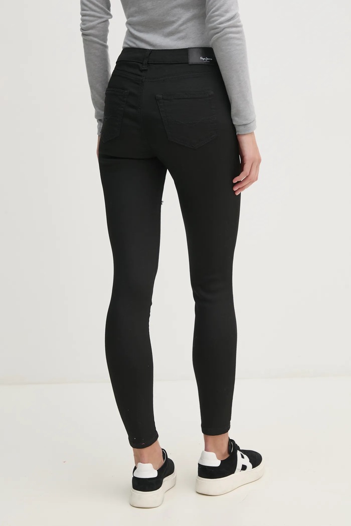 Odjeća Traperice Pepe Jeans SUPER SKINNY JEANS HW PL204738XM7 crna