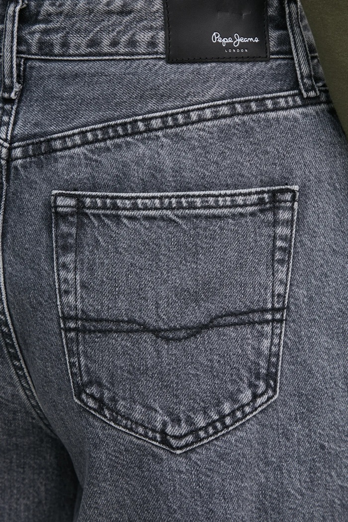 Pepe Jeans jeansy WIDE LEG JEANS UHW JAIMY szary PL204740UM0